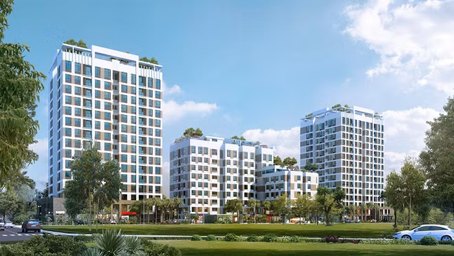 Những dự án ngập tràn màu xanh đang là nơi thu hút đông đảo khách hàng