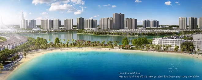 VinCity Ocean Park là dự án duy nhất tại Việt Nam sở hữu biển hồ nước mặn lên tới 6,1ha.