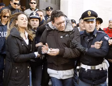 Ông trùm Edoardo Contini của băng nhóm Camorra cũng đã bị cảnh sát Naples bắt giữ. Ảnh: Reuters.