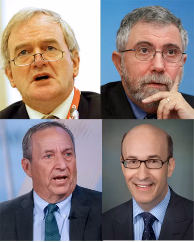 Willem Buiter, Paul Krugman, Larry Summers, Kenneth Rogoff.