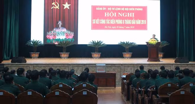Hội nghị Sơ kết 6 tháng biên phòng.