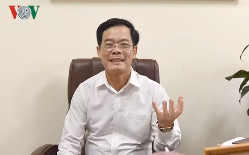 Nhà báo Nhị Lê - Phó Tổng Biên tập Tạp chí Cộng sản (Ảnh: Hà Phương)
