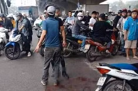 Hiện trường vụ việc.