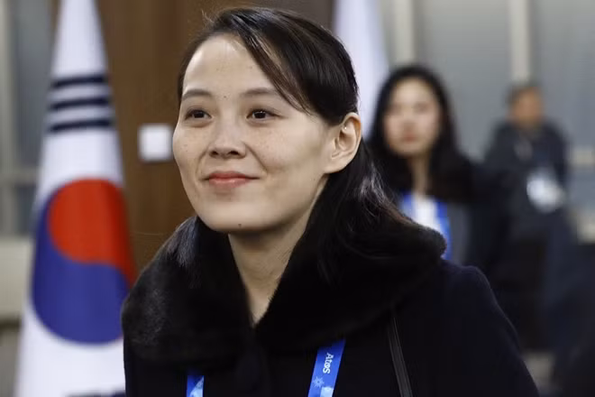 Em gái nhà lãnh đạo Triều Tiên Kim Jong-un bà Kim Yo-jong.