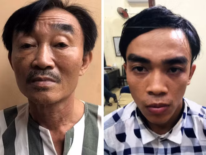Hai cha con Nguyễn Khanh và Nguyễn Tấn Thành bị bắt giữ.