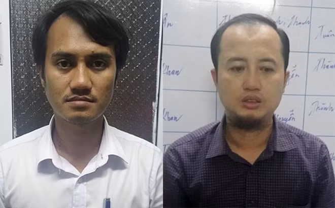 Nguyễn Đăng Trí và em trai.