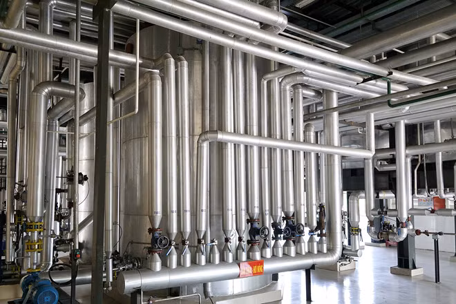 Thiết bị tinh luyện công nghệ hiện đại của Nhà máy Dầu ăn cao cấp Ranee.