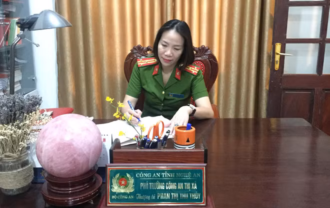 Thượng tá Phan Thị Thu Thủy, Phó Trưởng Công an TX Cửa Lò.