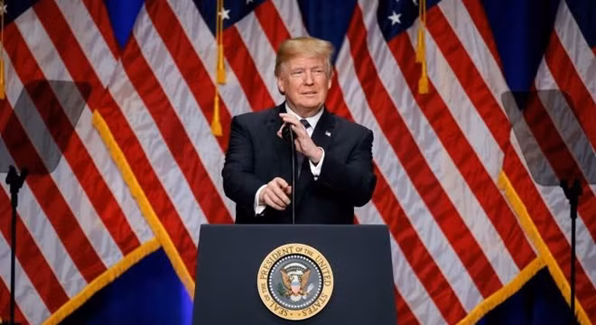 Tổng thống Mỹ Donald Trump.