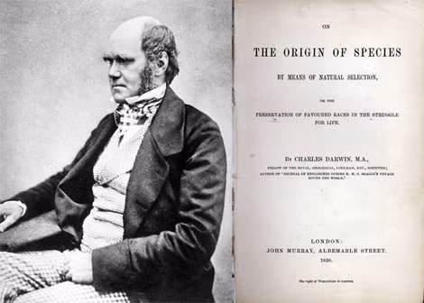 Charles Darwin và cuốn sách “Về nguồn gốc các loài” (1859). Charles Darwin và cuốn sách “Về nguồn gốc các loài” (1859).