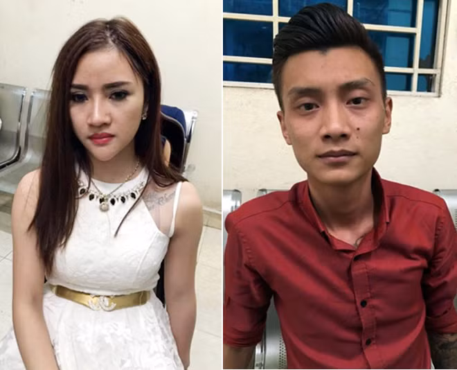 Trần Tú Uyên cùng Vũ Văn Đô cùng số thuốc lắc bị Cảnh sát 141 thu giữ Trần Tú Uyên cùng Vũ Văn Đô cùng số thuốc lắc bị Cảnh sát 141 thu giữ