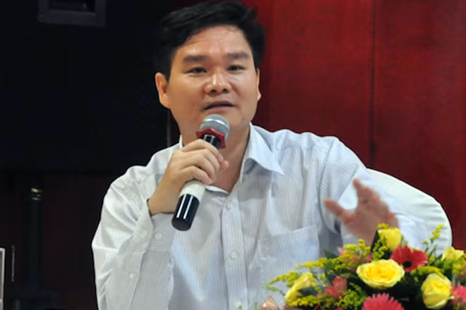 Phạm Thanh Hải đang thuyết trình "học làm giàu" tại các buổi hội thảo để dẫn dụ nhà đầu tư nộp tiền.