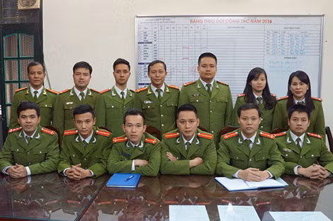 CBCS Đội Hướng dẫn điều tra tội phạm có yếu tố nước ngoài.