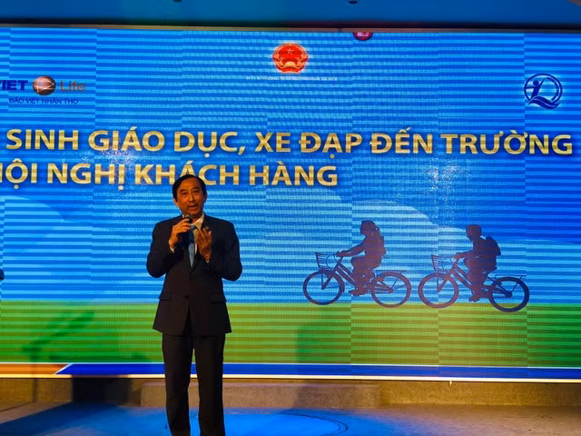 Ông Nguyễn Minh Đức-Lãnh đạo Bảo Việt Nhân thọ chia sẻ về mong muốn chung tay cùng Nhà nước trong công tác bảo vệ và chăm sóc trẻ em.