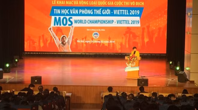 Khai mạc vòng loại cuộc thi Vô địch Tin học Văn phòng thế giới 2019 tại Hà Nội. Khai mạc vòng loại cuộc thi Vô địch Tin học Văn phòng thế giới 2019 tại Hà Nội.