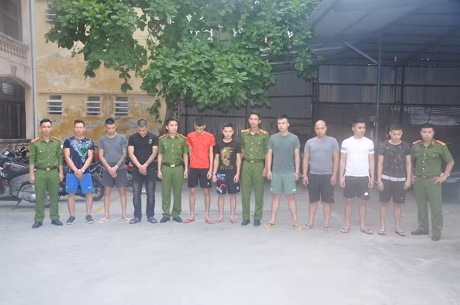 Các đối tượng trong vụ án.