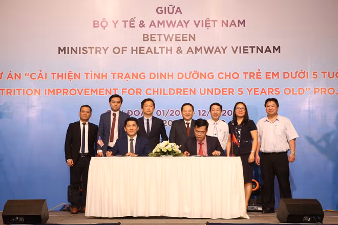 Bộ Y tế và Amway hợp tác cải thiện tình trạng dinh dưỡng cho trẻ em dưới 5 tuổi ảnh 1