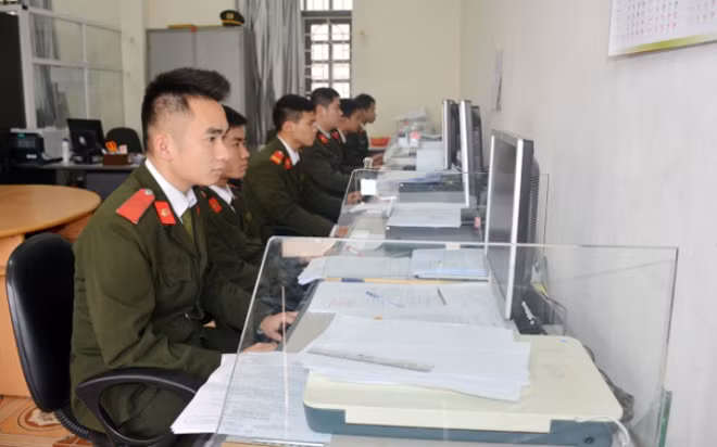 CBCS Phòng Hồ sơ cập nhật tra cứu dữ liệu đối tượng trong tàng thư căn cước can phạm với tàng thư căn cước công dân.