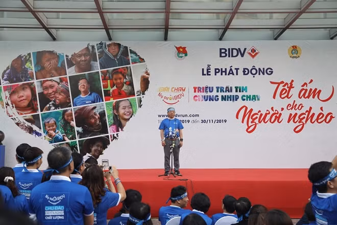 Phó Tổng Giám đốc BIDV Trần Xuân Hoàng phát biểu.