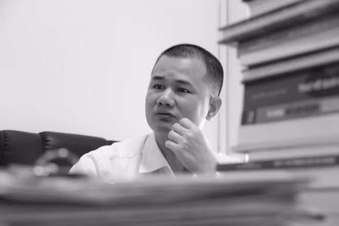 Nhà báo Trần Duy Hiển. Ảnh: Nguyễn Đình Toán.
