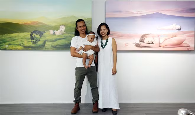 Gia đình nghệ thuật Nguyễn Văn Hè.