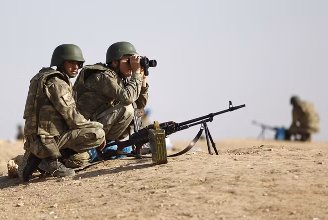 Quân lính Thổ Nhĩ Kỳ tại Syria.