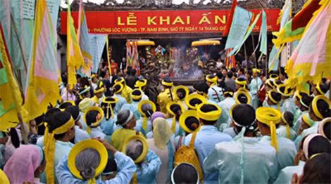 Công bố kế hoạch tổ chức Lễ hội khai ấn đền Trần Nam Định năm 2017