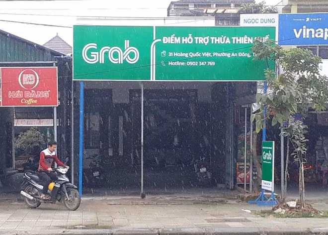 Dù chưa được cấp phép nhưng Grabtaxi vẫn mở văn phòng tại Huế để hoạt động “chui”.