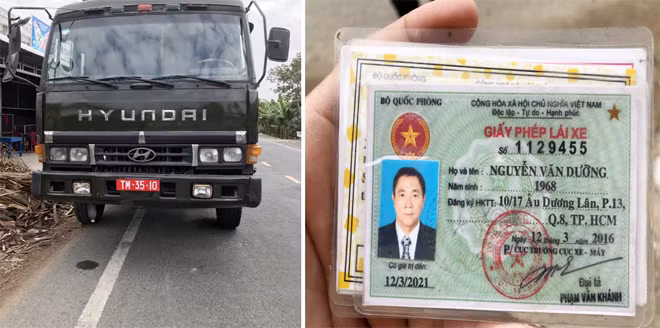 Xe ô tô tải biển số TM-35-10 do Nguyễn Văn Dưỡng, sinh năm:1968, ngụ:10/17 Âu Dương Lân, phường 13, quận 8, TP HCM điều khiển có biểu hiện nghi vấn.