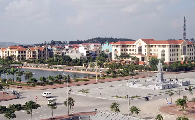 Trung tâm Thị xã Từ Sơn, Bắc Ninh.