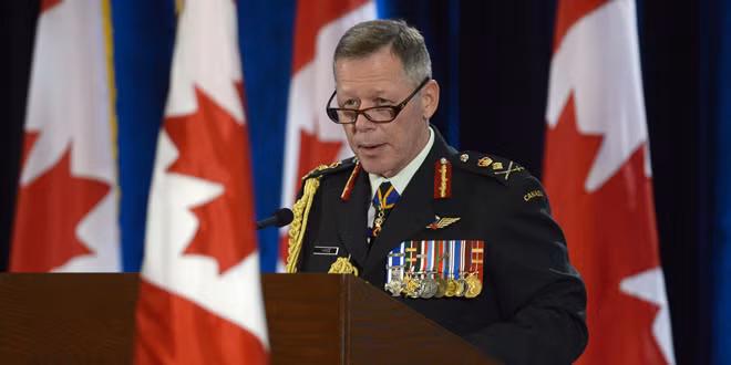 Tướng Jonathan Vance, nói có hơn 1/4 phụ nữ trong quân đội Canada đã bị tấn công tình dục trong suốt sự nghiệp của họ.
