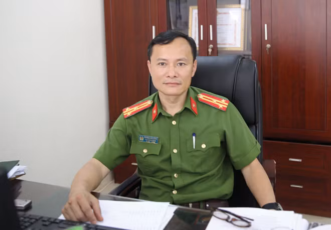 Thượng tá Trương Đức Dũng, Phó Trưởng phòng CNCH, Cảnh sát PCCC Hà Nội.