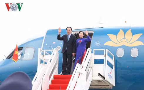 Chủ tịch nước Trần Đại Quang và Phu nhân.