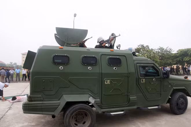 Diễn tập đấu tranh phòng chống khủng bố.