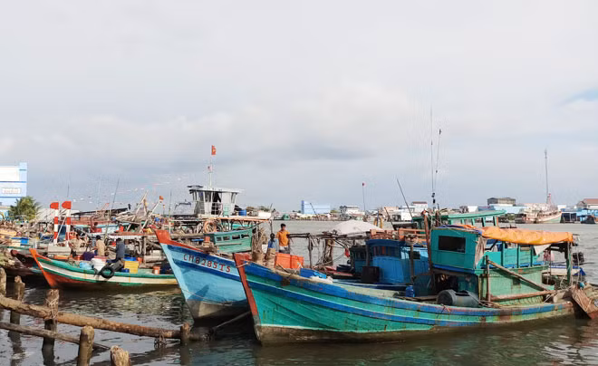 Cửa biển Sông Đốc (thị trấn Sông Đốc, huyện Trần Văn Thời, Cà Mau), nơi tàu khai thác thủy sản ra, vào sầm uất nhất khu vực ĐBSCL.