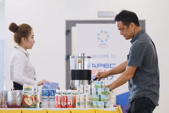 Các sản phẩm của Vinamilk được lựa chọn để phục vụ hội nghị cấp cao APEC.