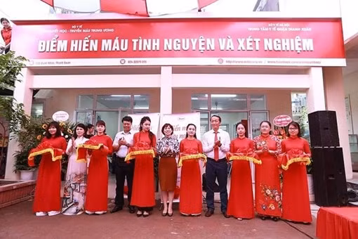 Hà Nội: khai trương điểm hiến máu cố định ngoại viện thứ 2