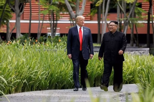 Tổng thống Donald Trump và Nhà lãnh đạo Kim Jong-un. Ảnh: Reuters Tổng thống Donald Trump và Nhà lãnh đạo Kim Jong-un. Ảnh: Reuters