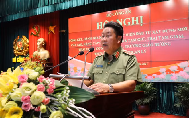 Thứ trưởng Bùi Văn Thành phát biểu khai mạc hội nghị.