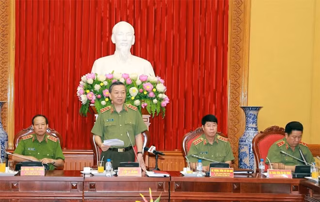 Bộ trưởng Tô Lâm phát biểu chỉ đạo tại Hội nghị.