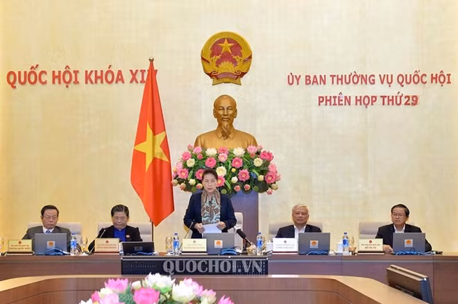 Chủ tịch Quốc hội Nguyễn Thị Kim Ngân phát biểu bế mạc.