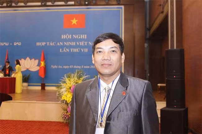 Đại tá Lê Khắc Thuyết, Phó Giám đốc Công an tỉnh Nghệ An trả lời phỏng vấn Báo CAND, chiều 3-8.