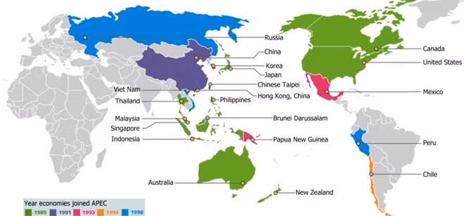 21 nền kinh tế thành viên APEC. Ảnh: ITN
