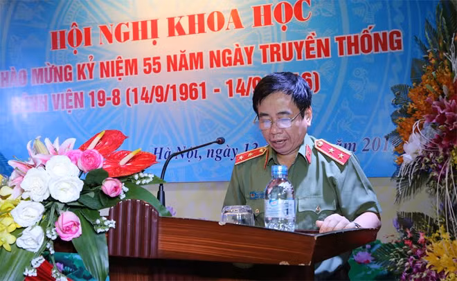 Trung tướng, GS.TS Phạm Quang Cử, Phó Tổng cục trưởng Tổng cục Hậu cần- Kỹ thuật phát biểu chỉ đạo tại Hội nghị.