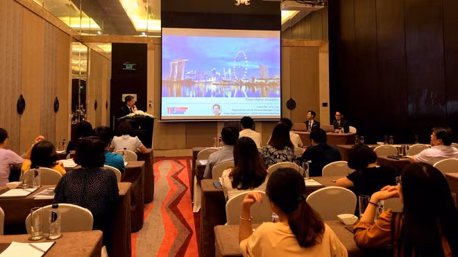 Tại hội thảo, nhiều đại biểu kỳ vọng Việt Nam sẽ có trường đại học có mặt trong bảng xếp hạng các trường đại học thế giới của THE.