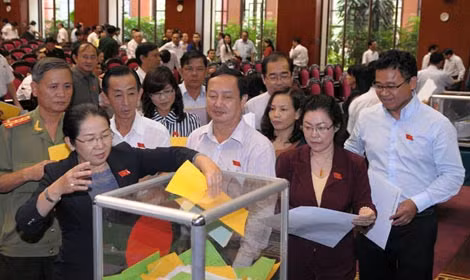 Quốc hội lấy phiếu tín nhiệm lần thứ 2 tại kỳ họp thứ 8.