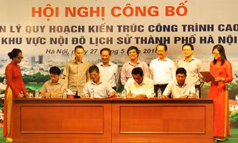 Công bố quy chế quản lý quy hoạch, kiến trúc công trình cao tầng