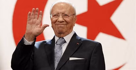Chính trị gia kỳ cựu Caid Essebsi. Ảnh: AP.