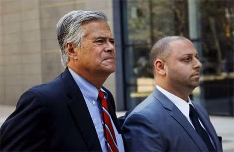 Thượng viện bang New York Dean Skelos và con trai.