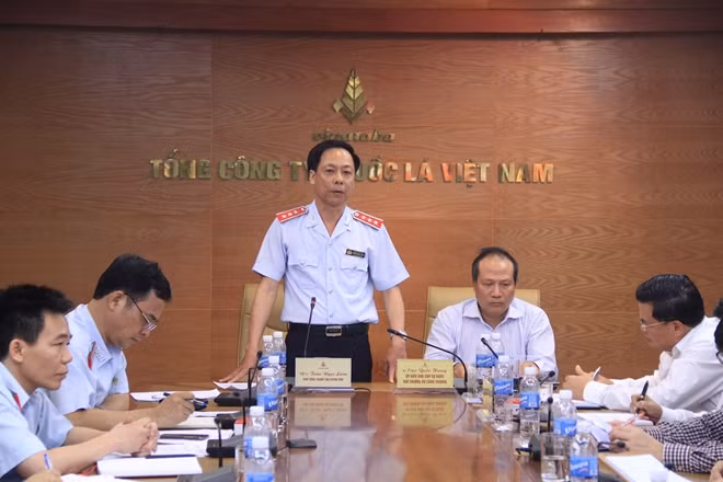 Phó Tổng TTCP Trần Ngọc Liêm phát biểu tại buổi công bố quyết định
